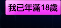 我已年滿18歲進入